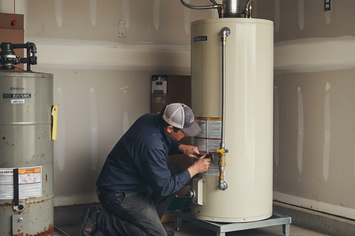 Water heater and shutoff valve replacement in Mascotte
